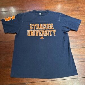 Syracuse University Orange Short Sleeve Adidas T-Shirt Men's Size Medium